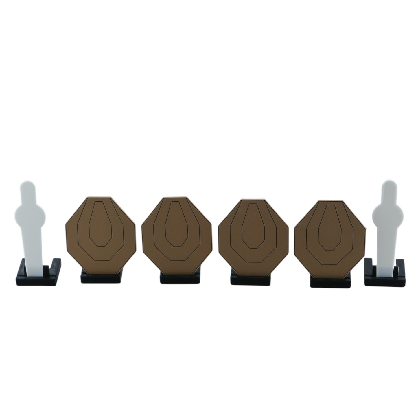 IPSC Dryfire Target Set Double Sided With Storage Barrel