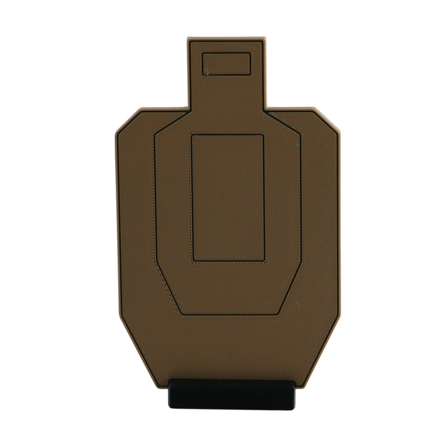 USPSA Dryfire Target Single Double Sided Target Half Hardcover