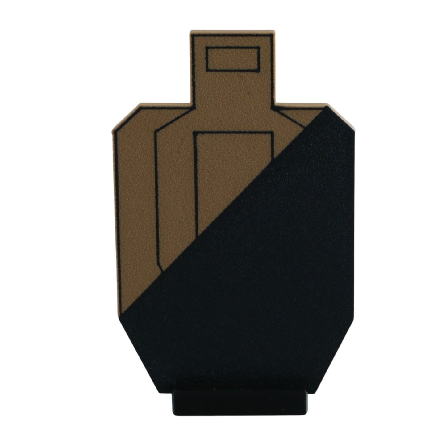 USPSA Dryfire Target Single Double Sided Target Left Slash