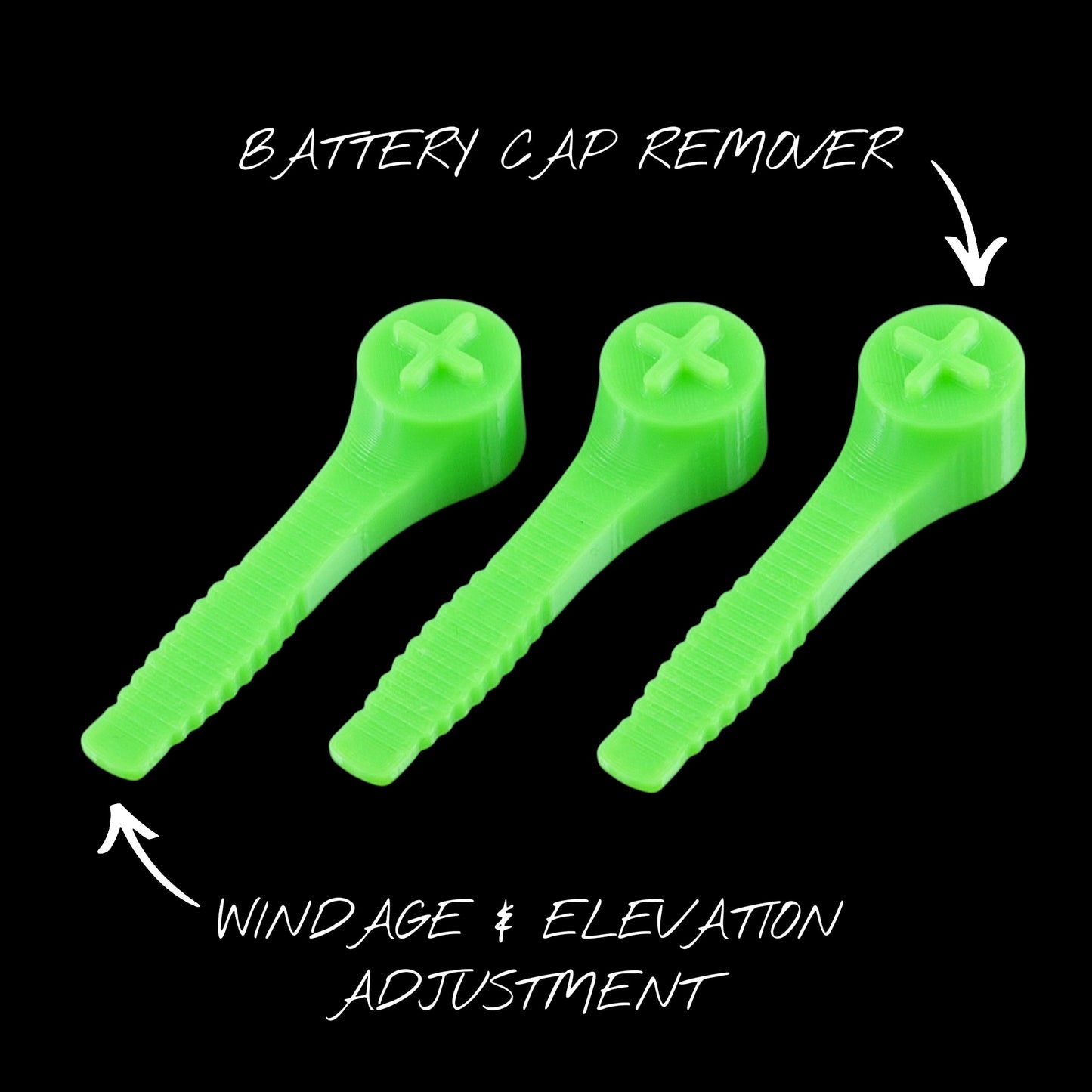 Trijicon SRO Battery Cover & Windage Adjstment Tool Set of 3