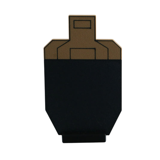 USPSA Dryfire Target Single Double Sided Target Half Hardcover